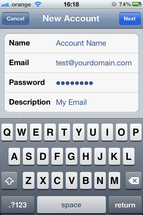  How do I set up my email account on an iPhone? 