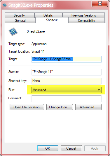 snagit capture scrolling window not working